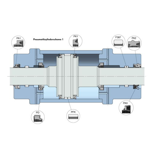 Schema Pneumatikdichtungen