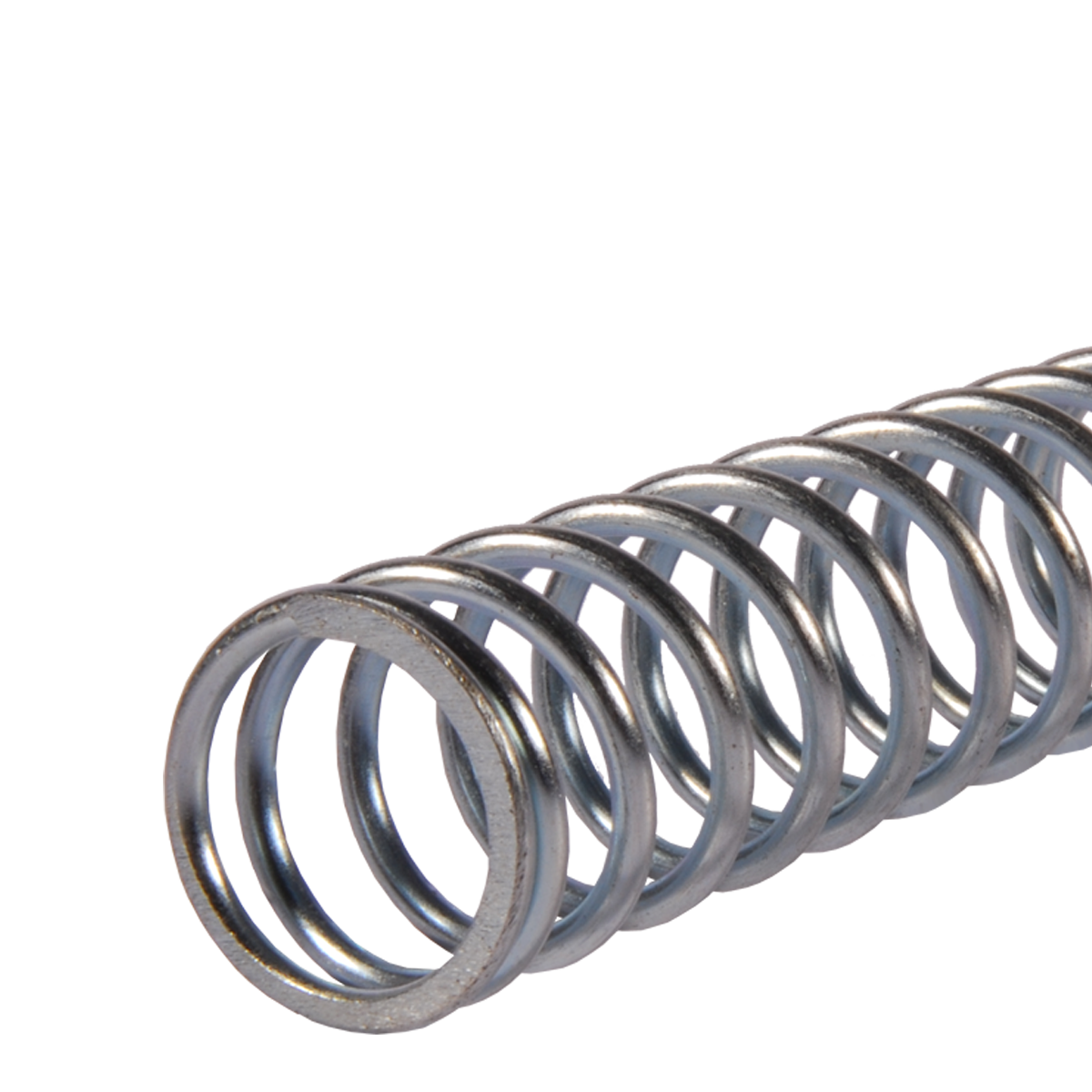Druck-Feder 2mm angelegt 27x195mm 11kg Spiral Edel-stahl rostfrei Metall 